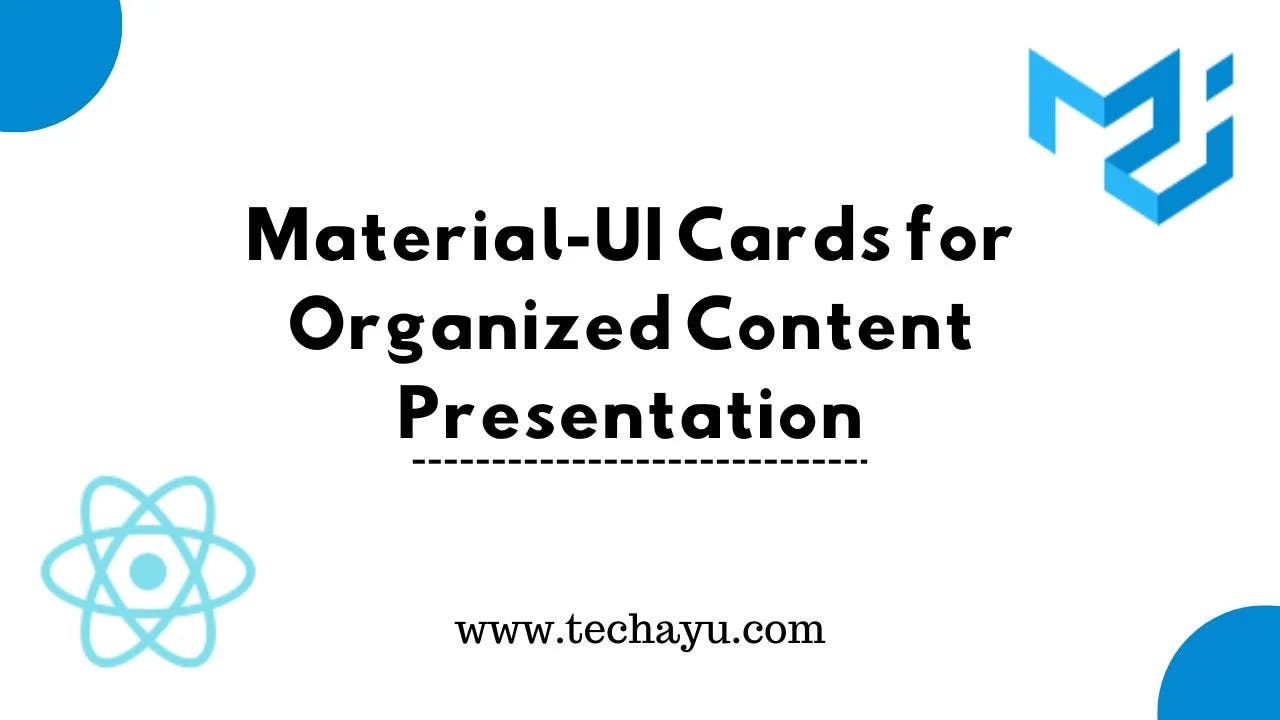 How to Use Material-UI Cards